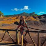 Krystle D'Souza Instagram - In 7th Heaven at @chamarel7colouredearthgeopark . . Outfit - @vesture.sk x @vblitzcommunications #chamarel7colouredearth #MauritiusNow #FeelOurIslandEnergy #mauritiustourism @mauritius.tourism 7 Coloured Earth,Chamarel,Mauritius