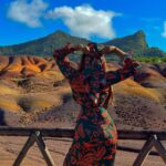 Krystle D'Souza Instagram - In 7th Heaven at @chamarel7colouredearthgeopark . . Outfit - @vesture.sk x @vblitzcommunications #chamarel7colouredearth #MauritiusNow #FeelOurIslandEnergy #mauritiustourism @mauritius.tourism 7 Coloured Earth,Chamarel,Mauritius