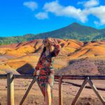 Krystle D'Souza Instagram - In 7th Heaven at @chamarel7colouredearthgeopark . . Outfit - @vesture.sk x @vblitzcommunications #chamarel7colouredearth #MauritiusNow #FeelOurIslandEnergy #mauritiustourism @mauritius.tourism 7 Coloured Earth,Chamarel,Mauritius
