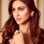 Krystle D'Souza Instagram - Just winging it… like angels do ✨ . . Shot by :- @harsh__mevada Makeup :- @shimmerbyjuhi Gown from :- @labelparshya Jewelery by :- @mkjewels_india Pr:- @vblitzcommunications Mumbai, Maharashtra