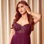 Krystle D'Souza Instagram - Just winging it… like angels do ✨ . . Shot by :- @harsh__mevada Makeup :- @shimmerbyjuhi Gown from :- @labelparshya Jewelery by :- @mkjewels_india Pr:- @vblitzcommunications Mumbai, Maharashtra