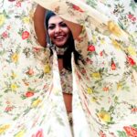 Lahari Shari Instagram - 🌼 Embracing the sunshine and blooming with joy in this garden of happiness! 🌞✨ Stylist : @adamohyd Attire : @ohanahyd #SmileAndShine #GardenVibes #HappyDays #NatureNutures #SmileOn #HappyVibes #GardenBliss #SmilingFromWithin #NatureTherapy Hyderabad