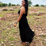 Lahari Shari Instagram - Enjoying the wild beauty of nature, with a smile that lights up the rockiest of moments. Feeling alive and free as the wind dances through my hair. Let's conquer challenges fearlessly and embrace every adventure life throws our way! 🌿💃🖤 #RockinIt #SmileandConquer #NatureLover #WildAndFree #AdventureAwaits #UnleashTheWild #RockinAndRollin Designer and Stylist : @adamohyd Gandikota Adventure Trip