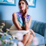 Lakshmi Manchu Instagram - Feeling blue, but in the best way! 😎💙 #ShadesOfBlue #FeelingCool #BlueVibes