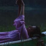 Leona Lishoy Instagram - The bliss of silence. . . Magical capture @prathishm 👗@verandahstore Styling @sonia__chacko Magical location & concept @off_beat___