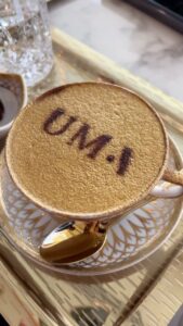 Malavika Krishnadas Instagram - We tried the 24k Gold Cappuccino ☕️🤑Full video on my YouTube Channel 🫶🏻
.
#burjalarab #goldcappuccino #dubai🇦🇪 #uae #travelgram