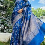 Manjula Paritala Instagram - #banarastussarsilksaree @banaras_gallery_hyd #handloomsaree #tussarsilksaree #banarastussargeorgettesarees #banarastussarkhadigeorgettesaree #purehandloomtussarsilksarees #banarashandloomtussar #banarastussarsilksaree