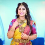 Manjula Paritala Instagram - #kalamkaridigitalprintsaree with scalloped border with blouse @qalamkariwarehouse #ethnicwear #sareefashionista #indowestern #celebrity