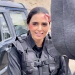 Meenakshi Dixit Instagram - Something stupendous in making 😇❤️ #filming #salmankhan #meenakshidixit #shooting #workmode #instagood #reelsvideo Leh, Ladakh