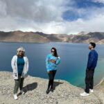 Mehrene Kaur Pirzada Instagram - Magical ❤️ #ladakh #pangonglake Pangong Tso