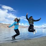Mehrene Kaur Pirzada Instagram - Magical ❤️ #ladakh #pangonglake Pangong Tso