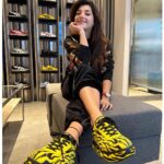 Mehrene Kaur Pirzada Instagram - Attended @onitsukatigerindia ‘s Hyderabad launch party last evening and loved their latest AW22 collection. Sporting my favourite Onitsuka Tiger X URUSEIYATSURA kicks! The DELECITY featuring the Tiger pattern that symbolizes Onitsuka Tiger and the Anime URUSEIYATSURA. @onitsukatigerofficial