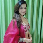 Mehrene Kaur Pirzada Instagram - All dressed up for Ugadi celebrations in Rayagada 😃