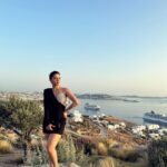 Mehrene Kaur Pirzada Instagram - Nothing makes a woman more beautiful than the belief that she is beautiful 🌹💥 ~ Sophia Loren Mykonos, Greece