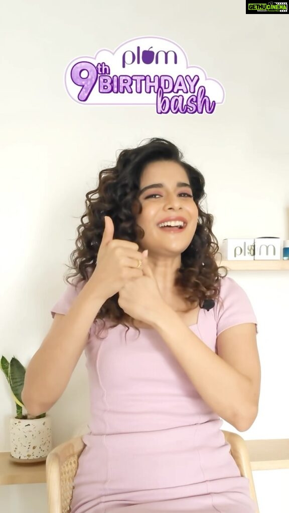 Mithila Palkar Instagram - My fav 100% vegan beauty brand @plumgoodness just turned 9 and I’m so excited, I wrote a whole song to wish them! 🥳 Join me in wishing them in the most unique way you can for a chance to win an exclusive hamper packed with vegan goodies! 🎁 Upload a reel with your fun birthday wish and add the tag #BirthdayBumpsWithPlum to participate. 🎉 Don’t forget to check out plumgoodness.com for discounts up to 50% off, tons of freebies, happy hours and secret sales, and lots more fun 🤩 Gotta go now, refreshing their website to spot their secret sales. 🤭 What are you waiting for? Get wishing and shopping now! 🛒 #PlumTurns9 #Plums9thBirthdayBash #PlumGoodness