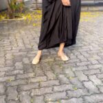 Miya George Instagram - Classy is the original black Styling @sabarinathk_ Mua @mukeshmuralimakeover Outfit & jewelry @saltstudio ##blackdress ##blackoutfit ##stylish ##stylist ##indowesternstyle ##outfitoftheday ##trending ##trend ##