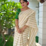 Miya George Instagram - Vishu vibe 🌼 saree by @amyraonline