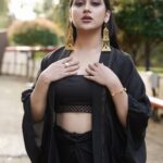 Miya George Instagram - Surround urself with gud people. Even the darkest phase will turn to be the brightest one Dress nd earrings by @saltstudio Mua @mukeshmuralimakeover styling @sabarinathk_