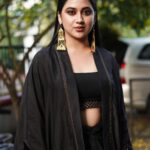 Miya George Instagram - Surround urself with gud people. Even the darkest phase will turn to be the brightest one Dress nd earrings by @saltstudio Mua @mukeshmuralimakeover styling @sabarinathk_