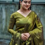 Miya George Instagram - Goldy ✨ Wearing @elzassignature Jewelry @keyaa_by_kartika Styling @sabarinathk_ Mua @femy_antony__