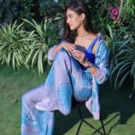 Mukti Mohan Instagram - well situated🪻🩵🍃 Photography @shaurya_bajpai Outfit @aartivijaygupta HMU @saba_hair_makeupartist