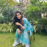 Mukti Mohan Instagram - well situated🪻🩵🍃 Photography @shaurya_bajpai Outfit @aartivijaygupta HMU @saba_hair_makeupartist