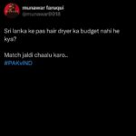 Munawar Faruqui Instagram - #indvspak 😬