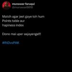 Munawar Faruqui Instagram - #indvspak 😬