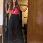 Nikita Dutta Instagram - A little heart there. With some pink ❤️💖 . . HMU: @mitavaswani Styled by- @vidyulaa Outfit by- @freakinsindia @viralmantra Jewellery by- @houseofjskjewels