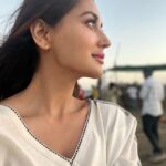 Nikita Dutta Instagram - Work vibe for Goa: Kaftans and sunsets 🌅 🌊 #GoldenHour