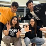 Niti Taylor Instagram - Tunes of the heart, played in melodious moments 🎶 A beautiful evening with beautiful people❤️ @payaldevofficial @stebinben @adityadevmusic “Tu Aashiqui hai meri” conquering everyone’s heart ♥️ #tuaashiquihaimeri