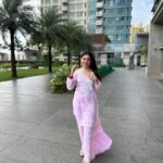 Niti Taylor Instagram - Looking at life through rose coloured dress 💖 Wishing you & ur family a joyous and blessed Ganesh Chaturthi filled with love and devotion, may Ganpati bless you and your loved ones with health and prosperity as well. Ganpati Bappa Morya 🙏🏼 Outfit @zubeida_diaries Styling: @styling.your.soul