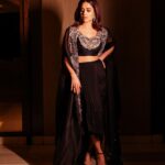 Nushrratt Bharuccha Instagram - To Blur is Human 💥🖤 Outfit : @prishostore Jewellery: @karnikajewelshyd . Style by me: @samidha.wangnoo Style team : @ritika.kishnani @yashtikaasharmaa Make up : @vardannayak Hair by : @ashwini_hairstylist 📸 : @lakshaysachdevaphotography