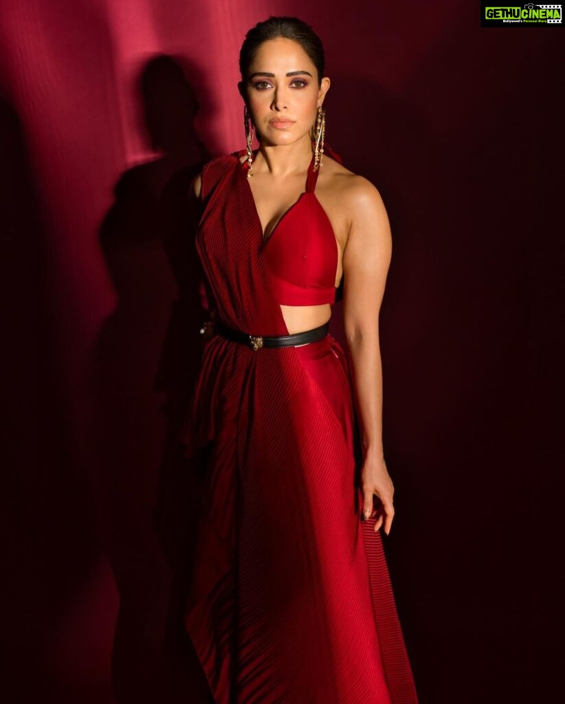 Nushrratt Bharuccha Instagram - Cherry on Top 🍒 𝖮𝗎𝗍𝖿𝗂𝗍: @renasci.in 𝖩𝖾𝗐𝖾𝗅𝗋𝗒 & 𝖻𝖾𝗅𝗍 : @sakshijhunjhunwalaofficial 𝚂𝚝𝚢𝚕𝚎𝚍 𝚋𝚢 : @samidha.wangnoo 𝚂𝚝𝚢𝚕𝚎 𝚒𝚗𝚝𝚎𝚛𝚗: @nidhisawantt 𝙼𝚊𝚔𝚎 𝚞𝚙 : @aafreenmakeupandhair 𝙷𝚊𝚒𝚛 : @kajal._komal 📸: @miteshsphotography