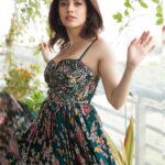Nushrratt Bharuccha Instagram - 🌈⛈️ Dress @shopverb Jewelry @tsaraofficial Stylist @nidhijeswani Makeup @makeupbyshefali.s Hair @ashwini_hairstylist Photographer @venurasuri
