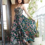 Nushrratt Bharuccha Instagram - 🌈⛈️ Dress @shopverb Jewelry @tsaraofficial Stylist @nidhijeswani Makeup @makeupbyshefali.s Hair @ashwini_hairstylist Photographer @venurasuri