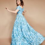 Nushrratt Bharuccha Instagram - 🦋🐬 Outfit @label_anushree Jewelry @merojewellery Stylist @nidhijeswani Makeup @makeupbyshefali.s Hair @ashwini_hairstylist Photographer @venurasuri