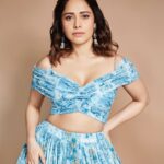 Nushrratt Bharuccha Instagram - 🦋🐬 Outfit @label_anushree Jewelry @merojewellery Stylist @nidhijeswani Makeup @makeupbyshefali.s Hair @ashwini_hairstylist Photographer @venurasuri