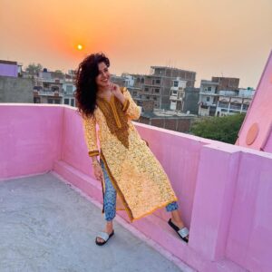 Pia Bajpiee Instagram - इटावा की शाम ❤️