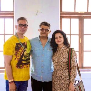 Pia Bajpiee Instagram - “कामना” promo shoot day with @gajrajrao & @rajeshramsingh @cockcrowpictures @cockcrowandshaika_ent 
@aslichandni @instaabhishekrawat #cherishedmoments 🤗🙏