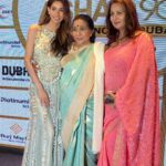 Poonam Dhillon Instagram – What a Afternoon.. Emotions, Pride ,Awe  @asha.bhosle ji announcing  her Mega show in Dubai on the landmark #90thbirthday . The Love,Respect, reverence all have for their #ICONIC #LEGEND  is unparalleled . Was with such love and warmth Aai introduced my daughter @palomadhillon to the media. I think there is no one like #ashabhosle ji. Blessed to have her in my life . #ashabhosleindubai September 8th . So looking forward. ♥️💕🥰 Taj Lands End, Mumbai