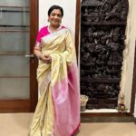 Poornima Bhagyaraj Instagram - Dressing up for an occasion. Outfit by @poornimas_store