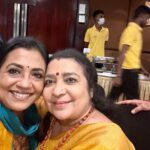 Poornima Bhagyaraj Instagram - What fun it was today . Laughed so much. Thank you @lissylakshmi and @suhasinihasan @sujataavijaykumar @sethuppathy @meenasagar16 @meramyakrishnan @suresh.chakravarthy