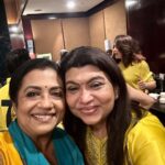 Poornima Bhagyaraj Instagram - What fun it was today . Laughed so much. Thank you @lissylakshmi and @suhasinihasan @sujataavijaykumar @sethuppathy @meenasagar16 @meramyakrishnan @suresh.chakravarthy