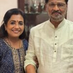 Poornima Bhagyaraj Instagram - Happy birthday to my dear husband KBhagyaraj ❤️