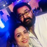 Poornima Bhagyaraj Instagram - Happiest birthday dear Lal. , one of my earliest and dear friend. Hope you have a lovely day. With fond memories 🤗💕💐 @mohanlal