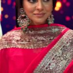 Poornima Indrajith Instagram - 🌸 Wardrobe : @pranaahbypoornimaindrajith HMU : @jaan_moni_das Jewellery: @pureallure.in Show : @mazhavilmanoramatv