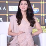 Pranitha Subhash Instagram – The @siimawards press meeting Dubai, UAE