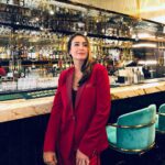 Preeti Jhangiani Instagram - The colour of love ❤️ #feelingred Suit courtesy: @swarupabhagavatula @mouktika_style Location courtesy: @thegamepalacio @suved