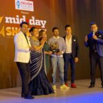 Preeti Jhangiani Instagram - Thank you @middayindia for the #iconiccouple award 💪 @propanjaleague @dabasparvin @sonysportsnetwork